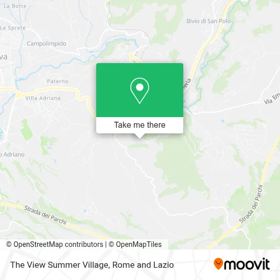 The View Summer Village map