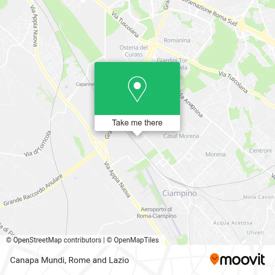 Canapa Mundi map