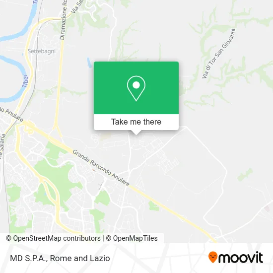MD S.P.A. map