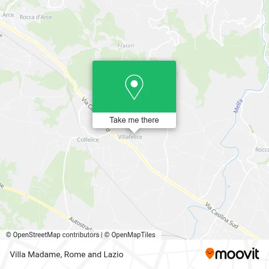 Villa Madame map