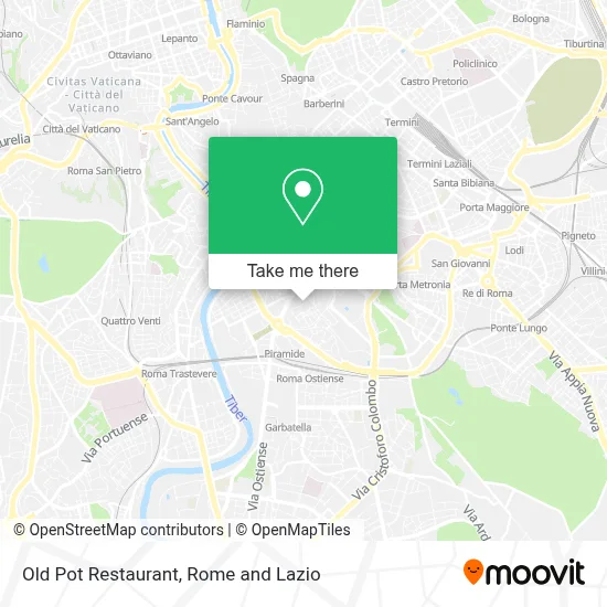 Old Pot Restaurant map