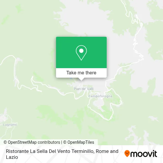 Ristorante La Sella Del Vento Terminillo map