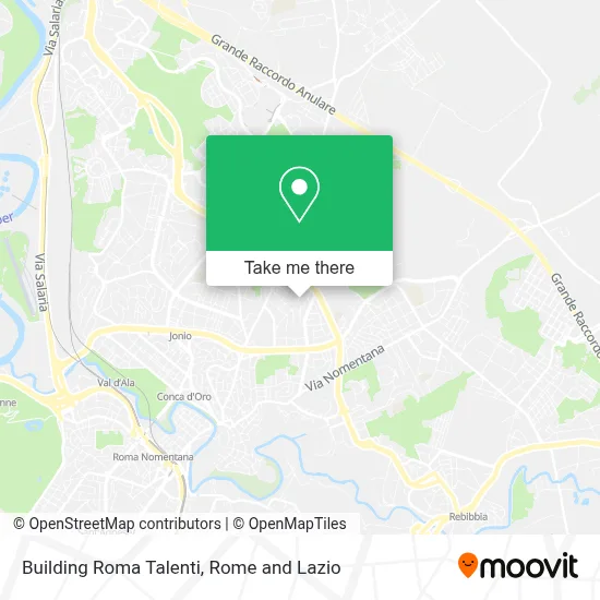Building Roma Talenti map