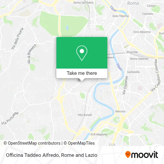 Officina Taddeo Alfredo map
