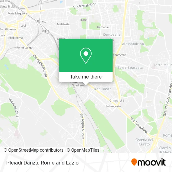 Pleiadi Danza map