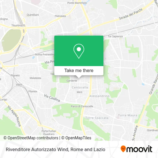Rivenditore Autorizzato Wind map