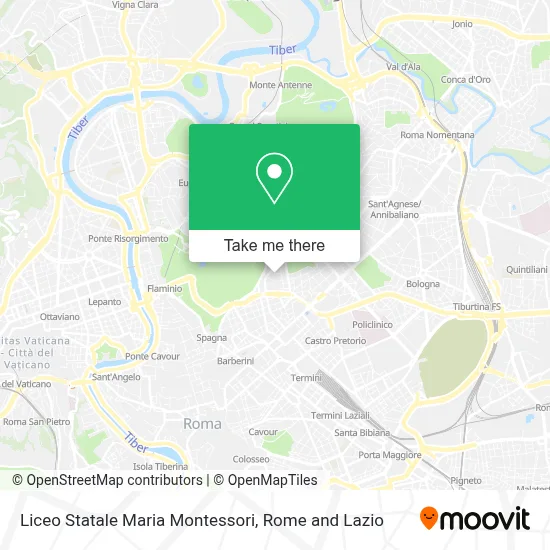 Liceo Statale Maria Montessori map