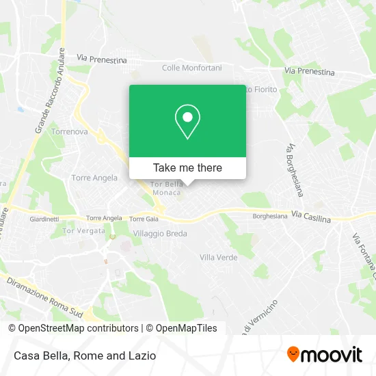 Casa Bella map