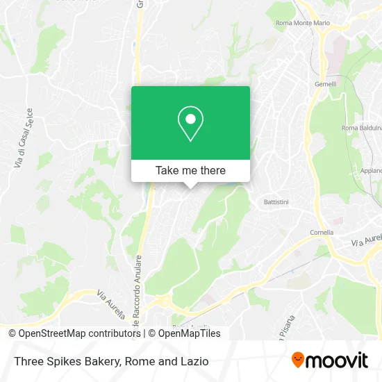Three Spikes Bakery map