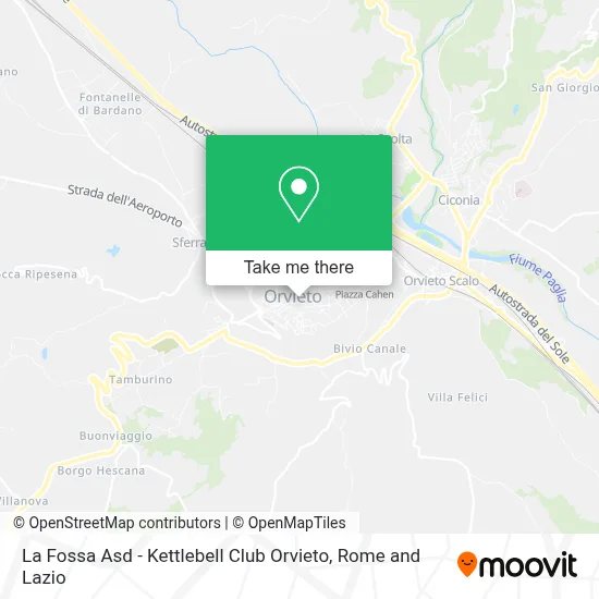 La Fossa Asd - Kettlebell Club Orvieto map