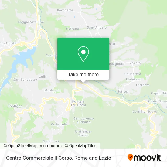 Centro Commerciale Il Corso map