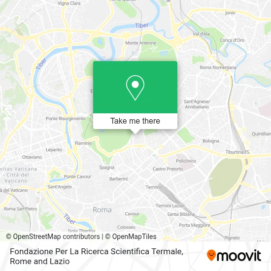 Fondazione Per La Ricerca Scientifica Termale map
