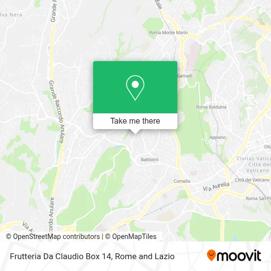 Frutteria Da Claudio Box 14 map