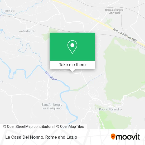 La Casa Del Nonno map