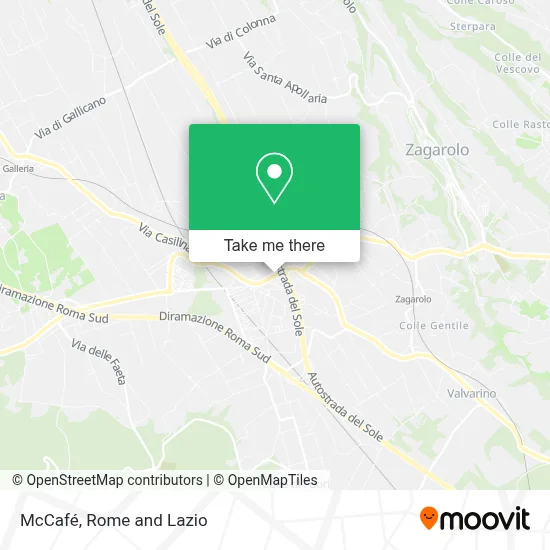 McCafé map