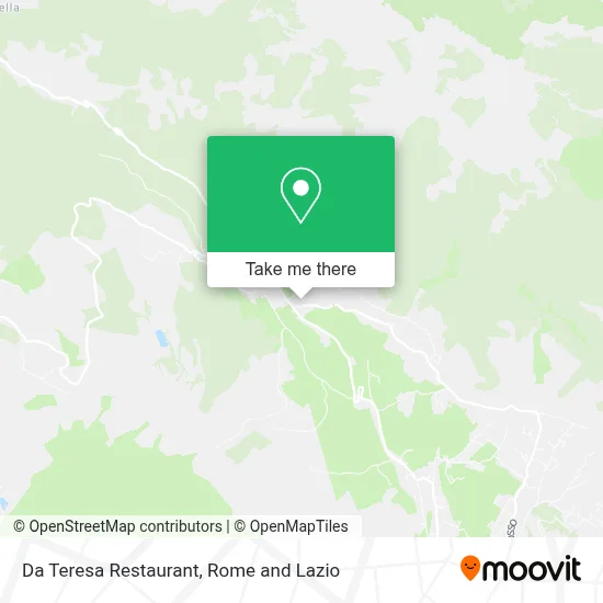Da Teresa Restaurant map