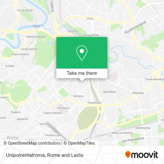 Unipolrentalroma map