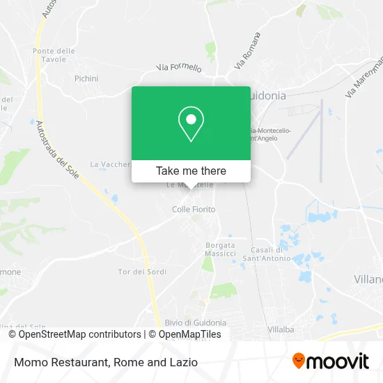 Momo Restaurant map