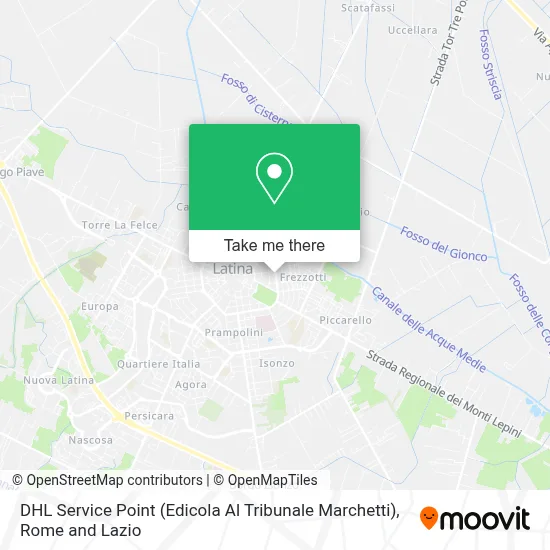 DHL Service Point (Edicola Al Tribunale Marchetti) map