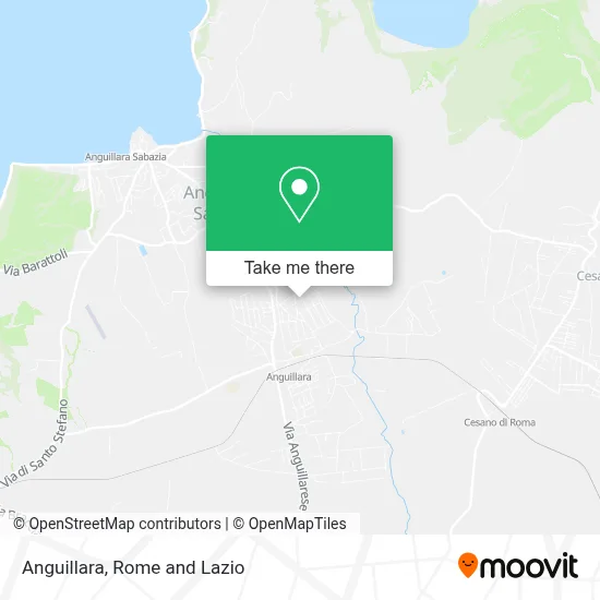 Anguillara map