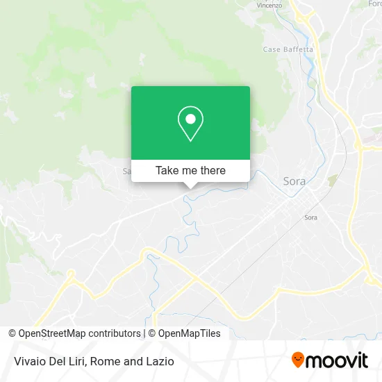 Vivaio Del Liri map
