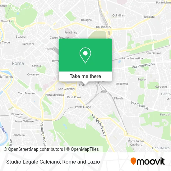 Studio Legale Calciano map