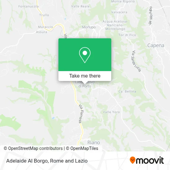 Adelaide Al Borgo map