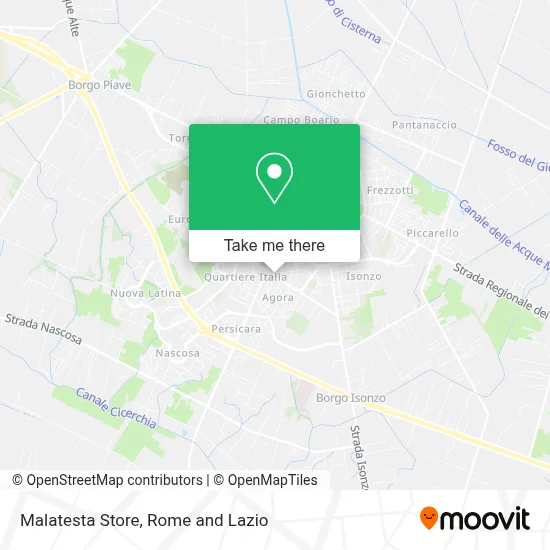 Malatesta Store map
