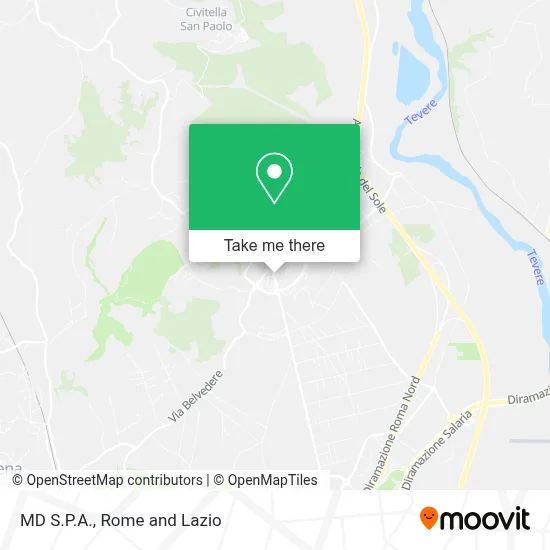 MD S.P.A. map