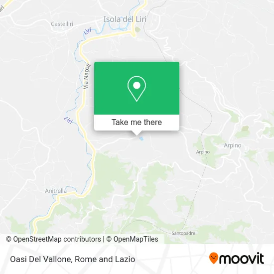 Oasi Del Vallone map
