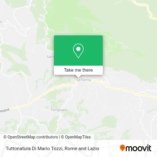 Tuttonatura Di Mario Tozzi map