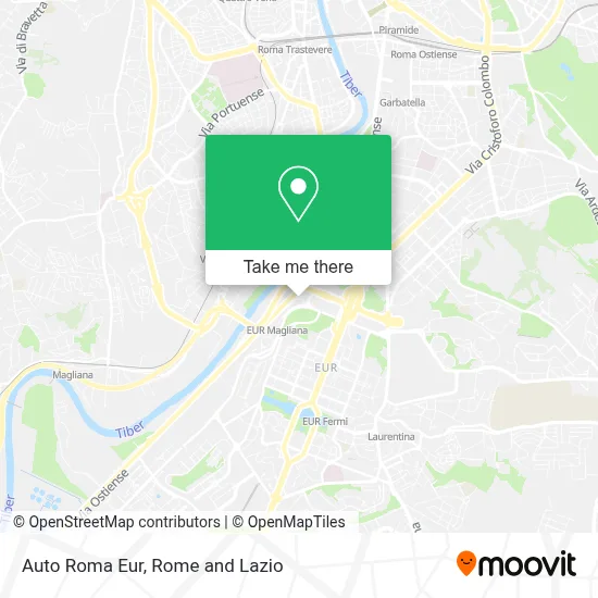 Auto Roma Eur map