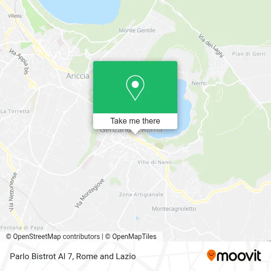 Parlo Bistrot Al 7 map