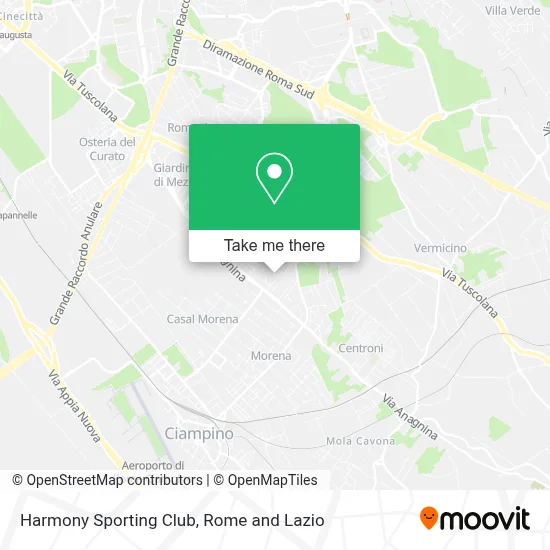 Harmony Sporting Club map