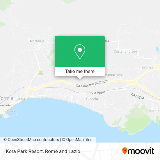 Kora Park Resort map