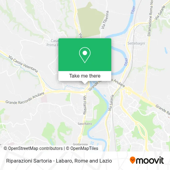 Riparazioni Sartoria - Labaro map