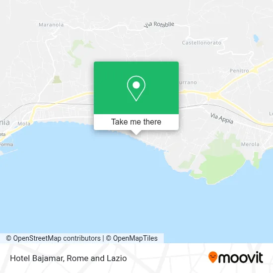 Hotel Bajamar map