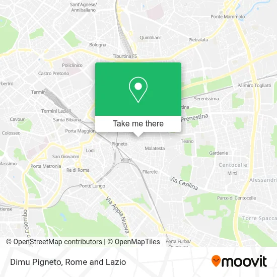Dimu Pigneto map