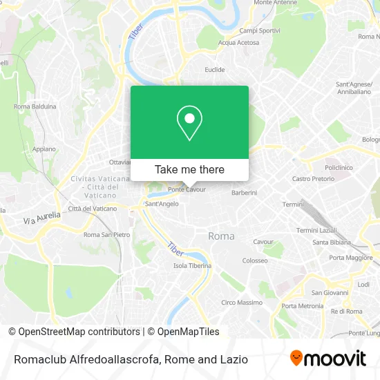 Romaclub Alfredoallascrofa map