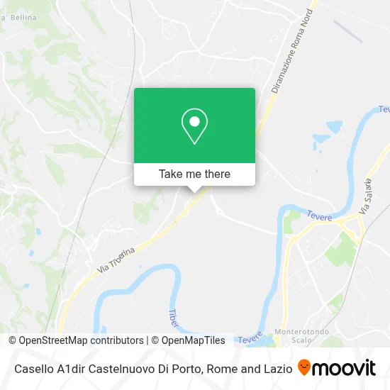 Casello A1dir Castelnuovo Di Porto map