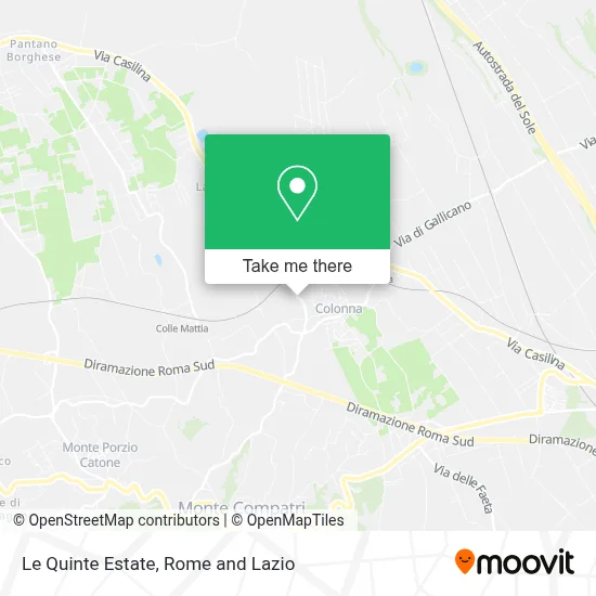 Le Quinte Estate map