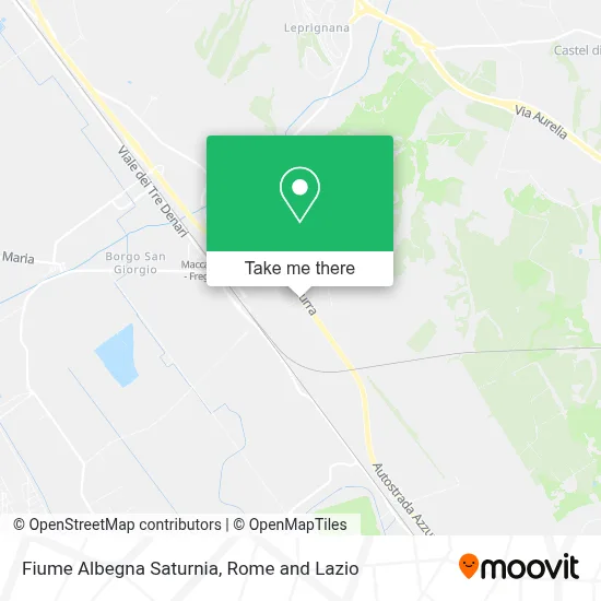 Fiume Albegna Saturnia map
