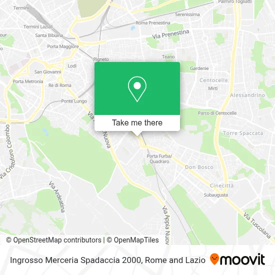 Ingrosso Merceria Spadaccia 2000 map