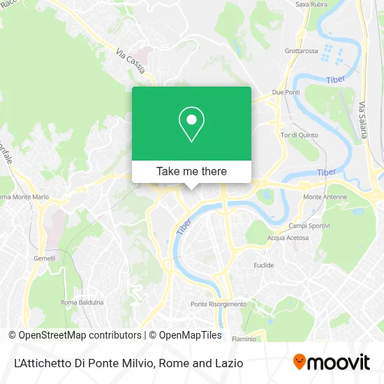 L'Attichetto Di Ponte Milvio map