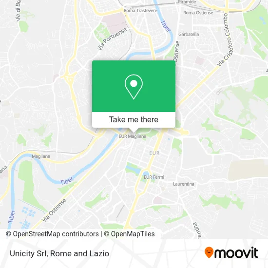Unicity Srl map