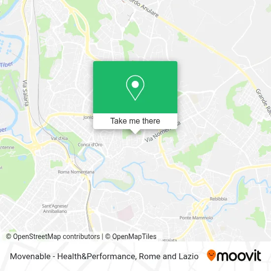 Movenable - Health&Performance map