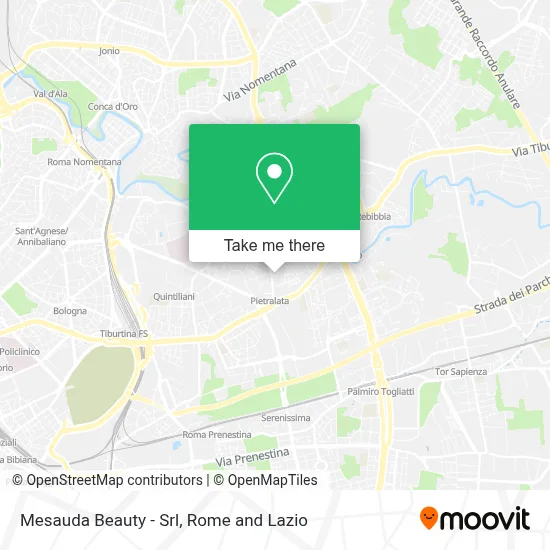 Mesauda Beauty - Srl map