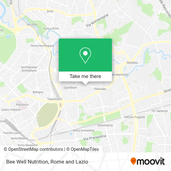 Bee Well Nutrition map