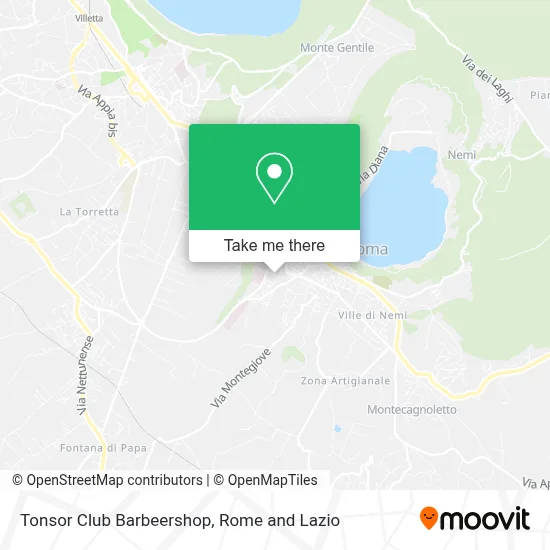 Tonsor Club Barbeershop map