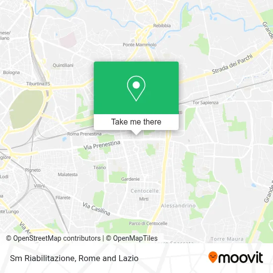 Sm Riabilitazione map